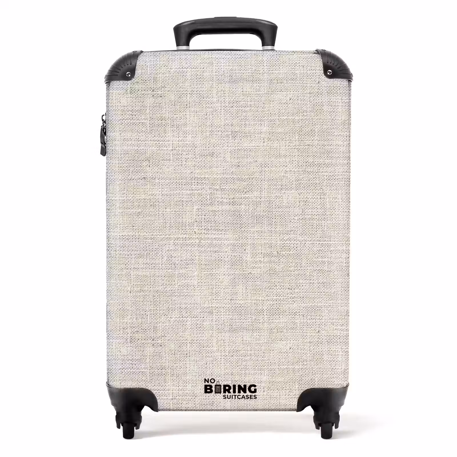 Suitcase - Linen - Texture - Beige — 1