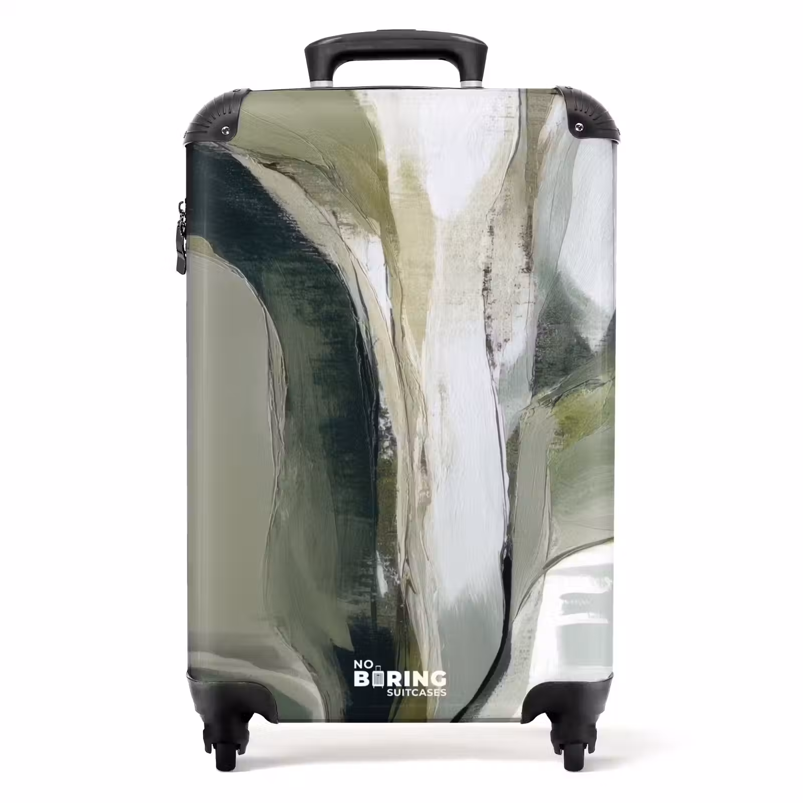 Suitcase - Nature - Abstract - Green - Brush strokes — 1