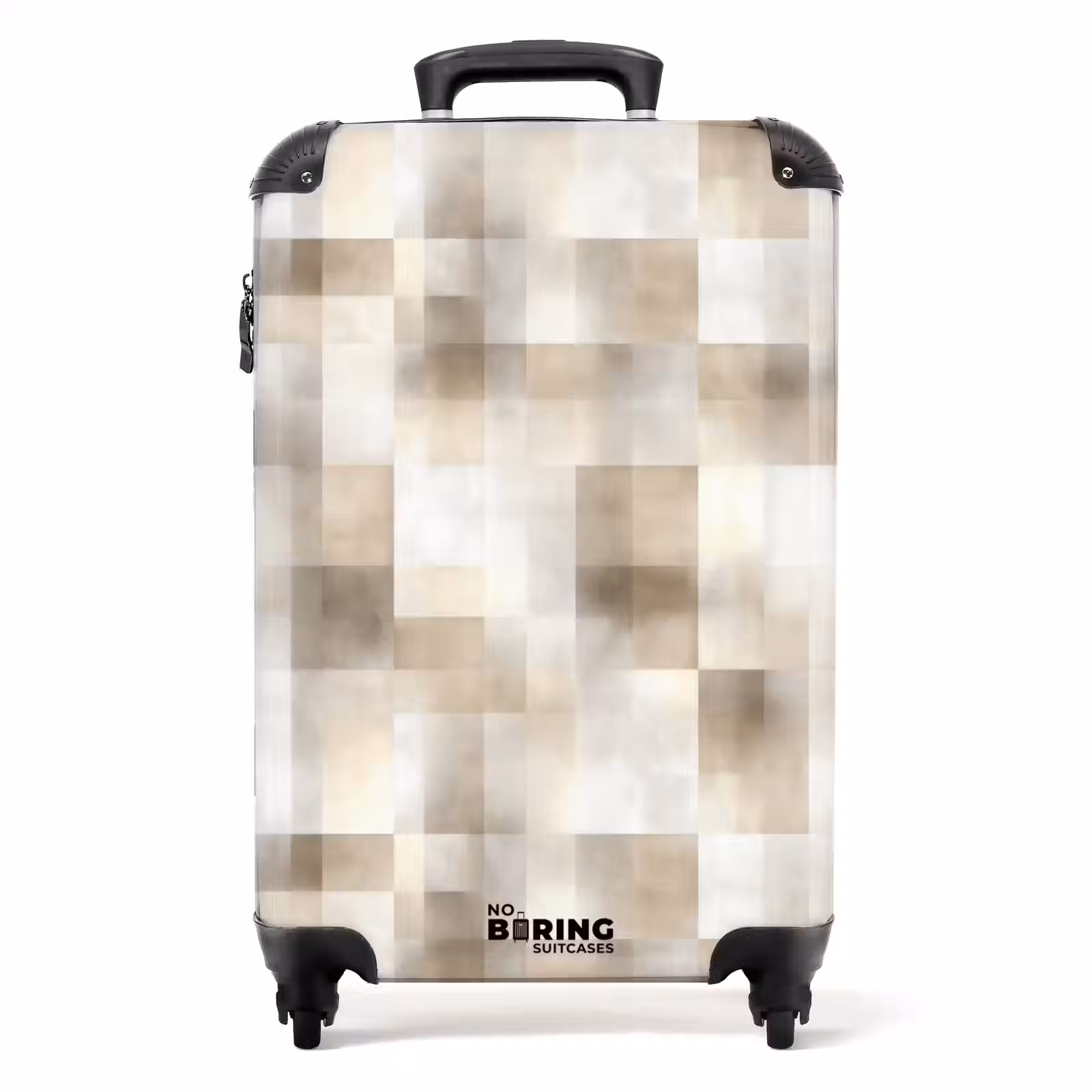Suitcase - Texture - Linen - Beige — 1
