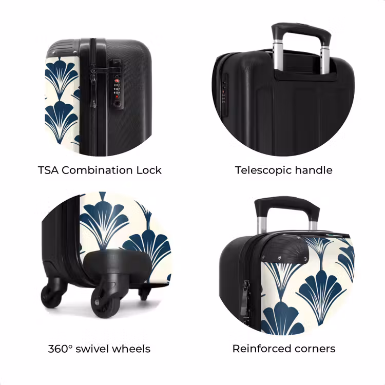 Suitcase - Classic - Motif - Blue — 8