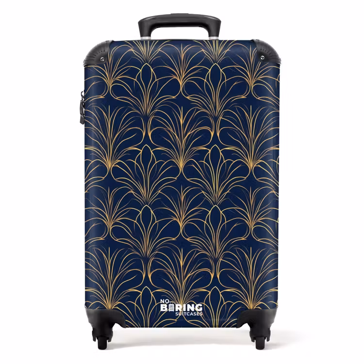 Suitcase - Deco - Fan - Blue — 1