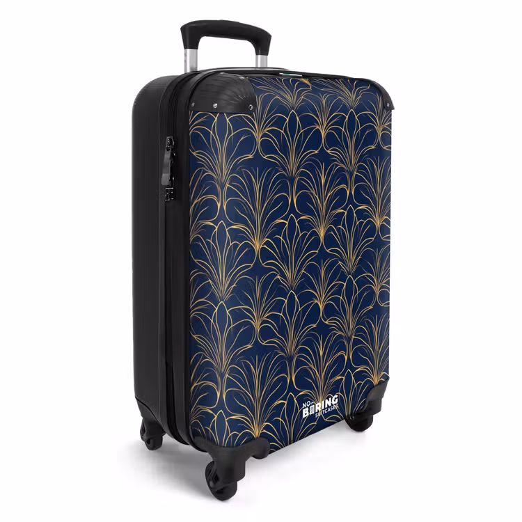 Suitcase - Deco - Fan - Blue — 2