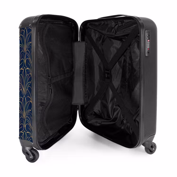 Suitcase - Deco - Fan - Blue — 5