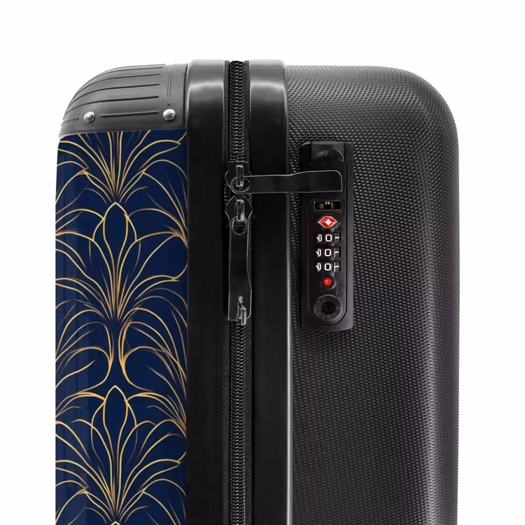 Suitcase - Deco - Fan - Blue — 6