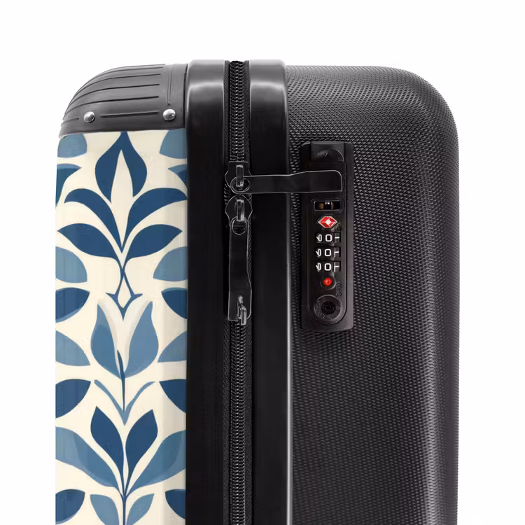 Suitcase - Flora - Modern - Blue — 6