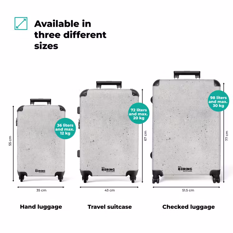 Suitcase - Gray - Concrete - Neutral — 3