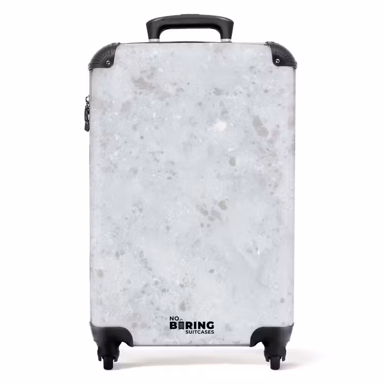 Suitcase - Gray - Terrazzo effect - Concrete — 1