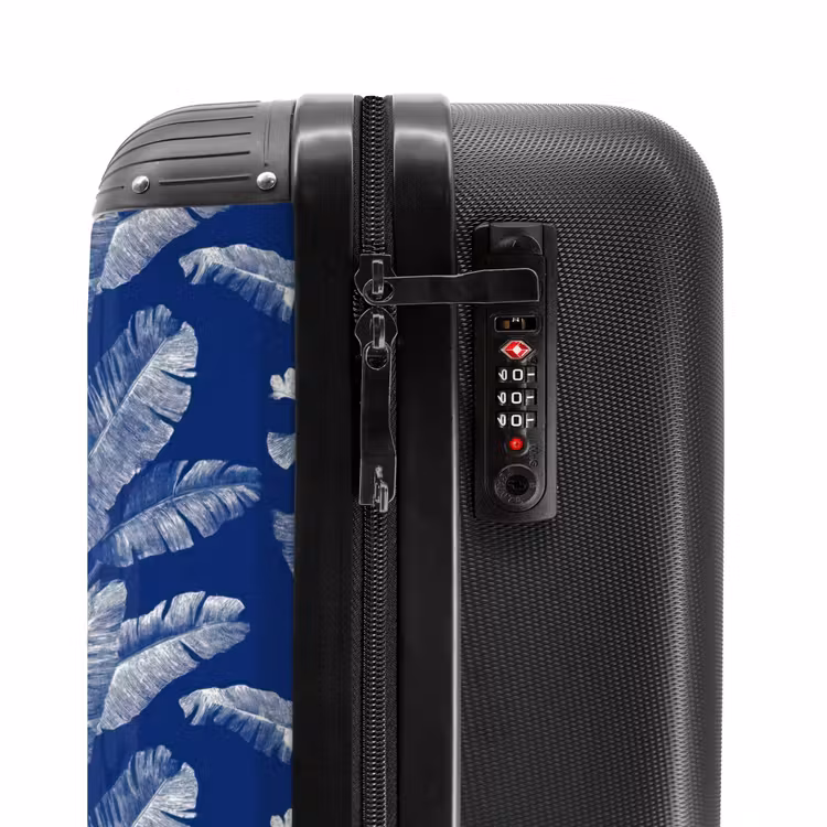 Suitcase - Leaf - Palm - Blue — 6