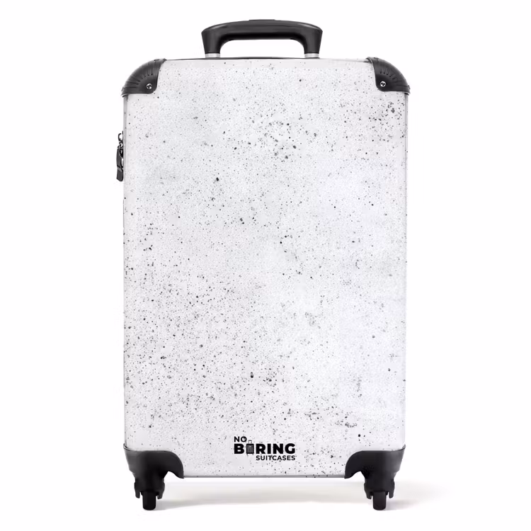 Suitcase - Light gray - Concrete texture - Subtle — 1