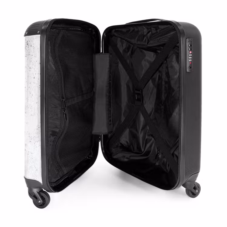 Suitcase - Light gray - Concrete texture - Subtle — 5