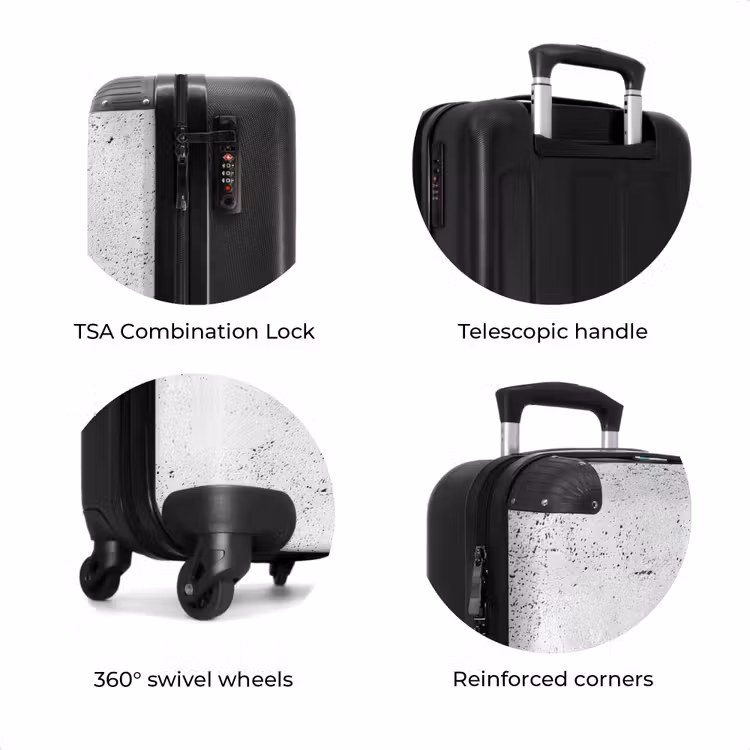 Suitcase - Light gray - Rough - Subtle — 8