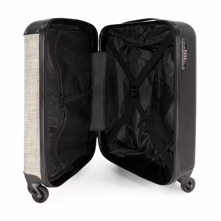 Suitcase - Linen - Texture - Beige — 5