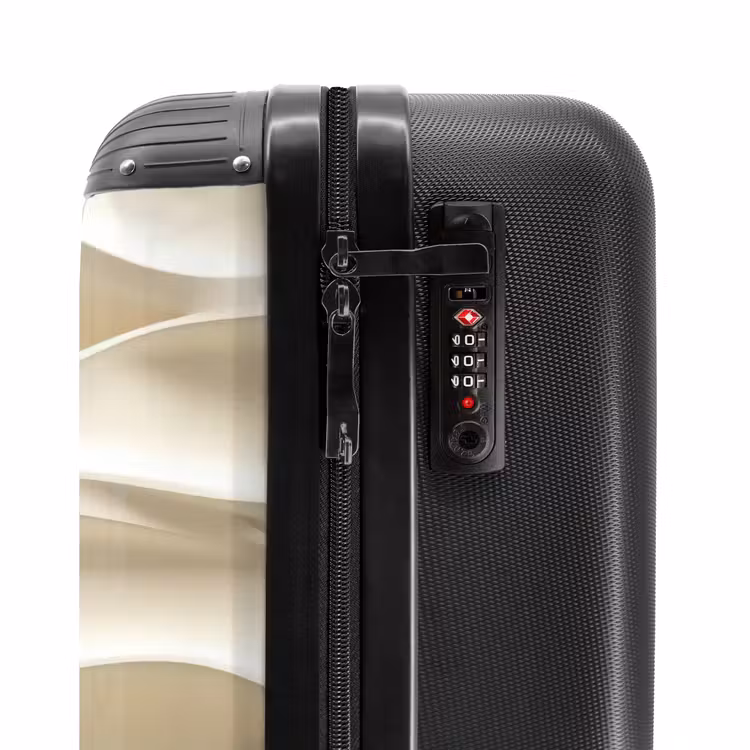Suitcase - Lines - Wavy - Cream — 6