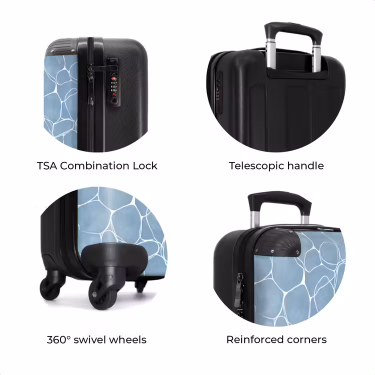 Suitcase - Organic - Pattern - Blue — 8