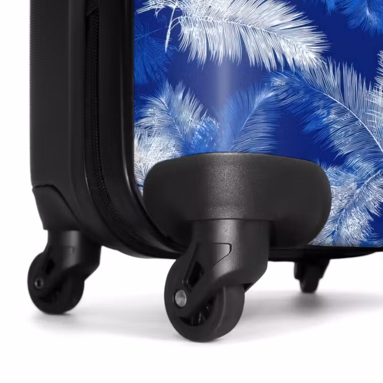 Suitcase - Palm leaf - Pattern - Blue — 7