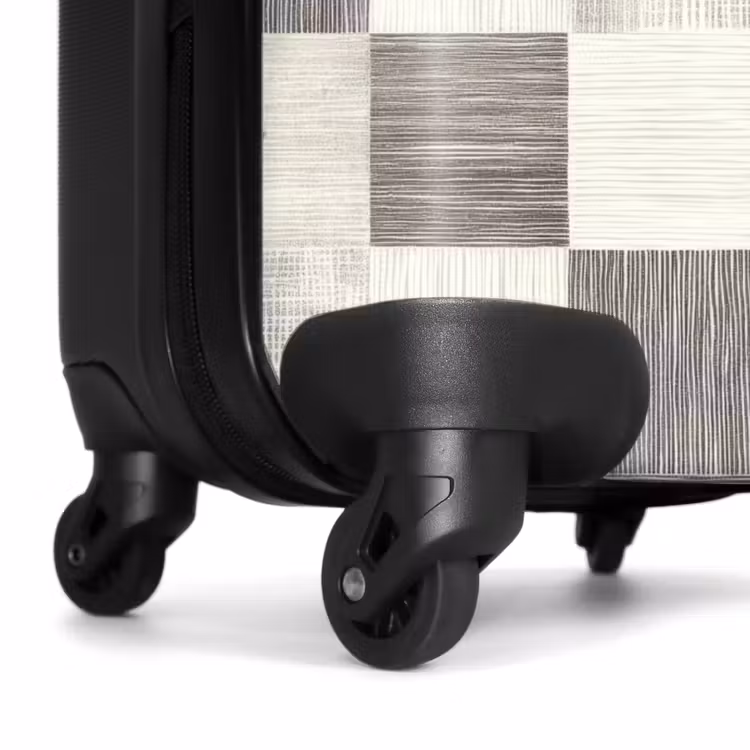 Suitcase - Pattern - Checkerboard - Woodgrain — 7