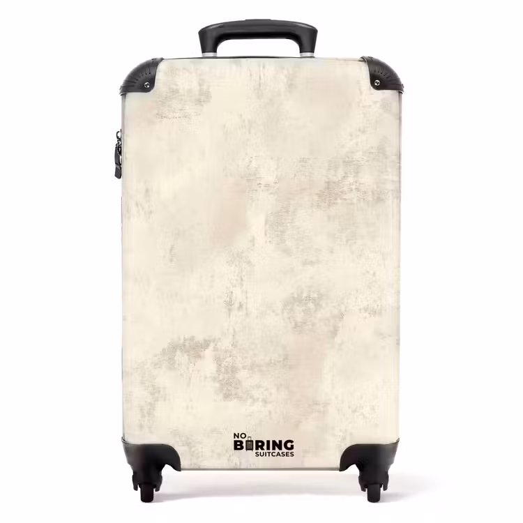 Suitcase - Pattern - Organic - Beige — 1