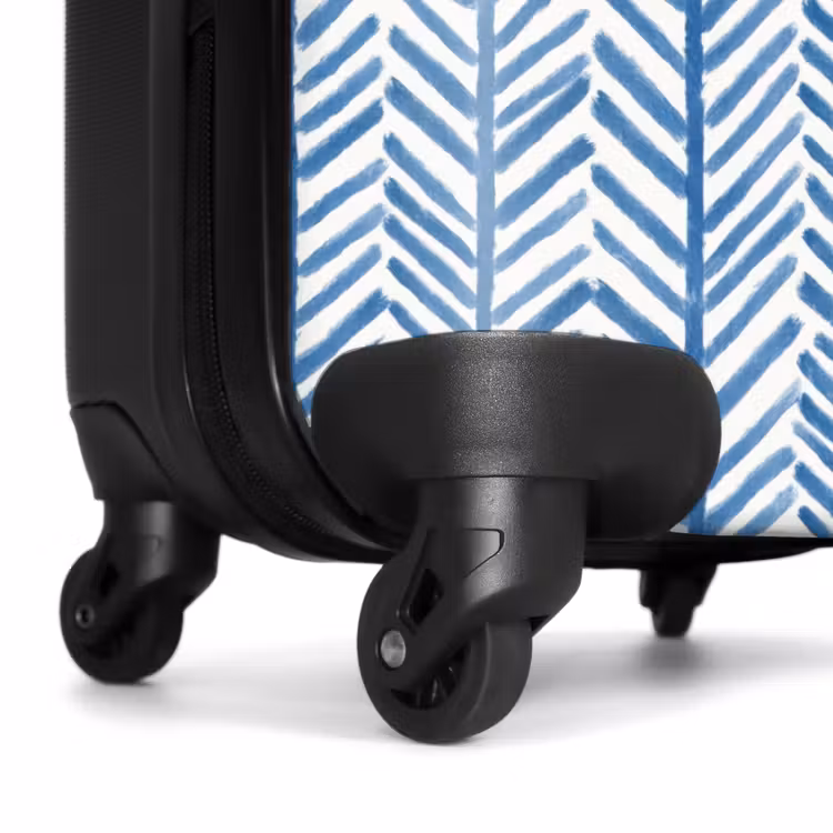 Suitcase - Pattern - Stripe - Blue — 7