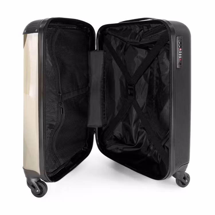 Suitcase - Planes - Abstract - Beige - Circles — 5
