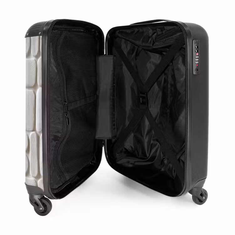 Suitcase - Relief - Texture - White — 5