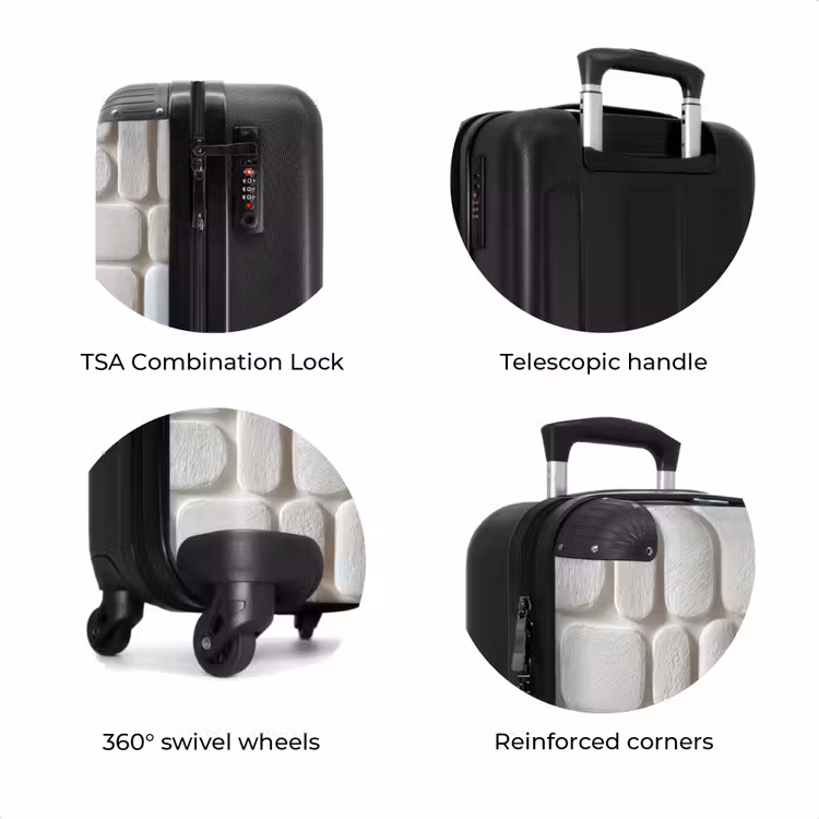 Suitcase - Relief - Texture - White — 8