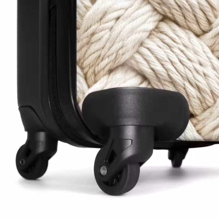 Suitcase - Rope - Knitted - Beige — 7