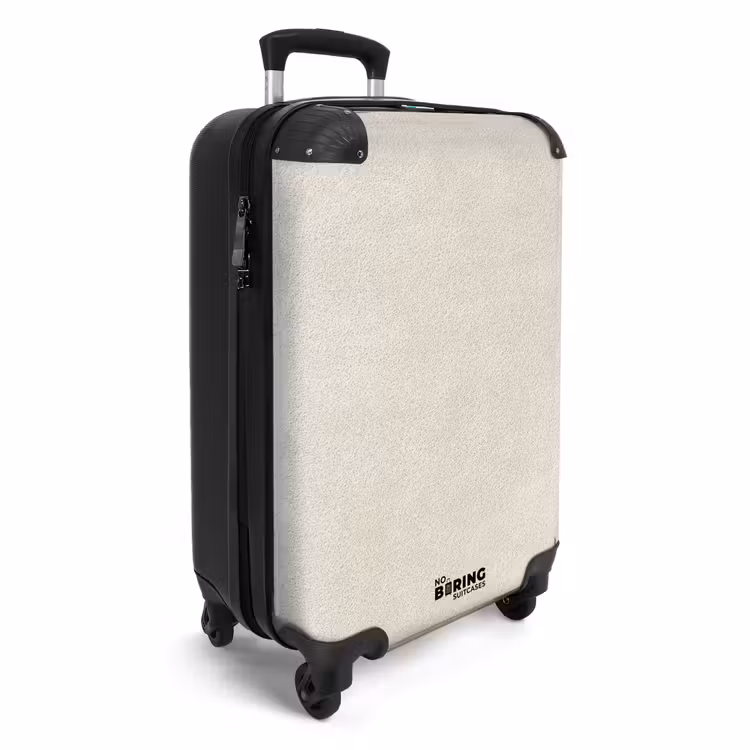 Suitcase - Sand-colored - Modern - Smooth — 2