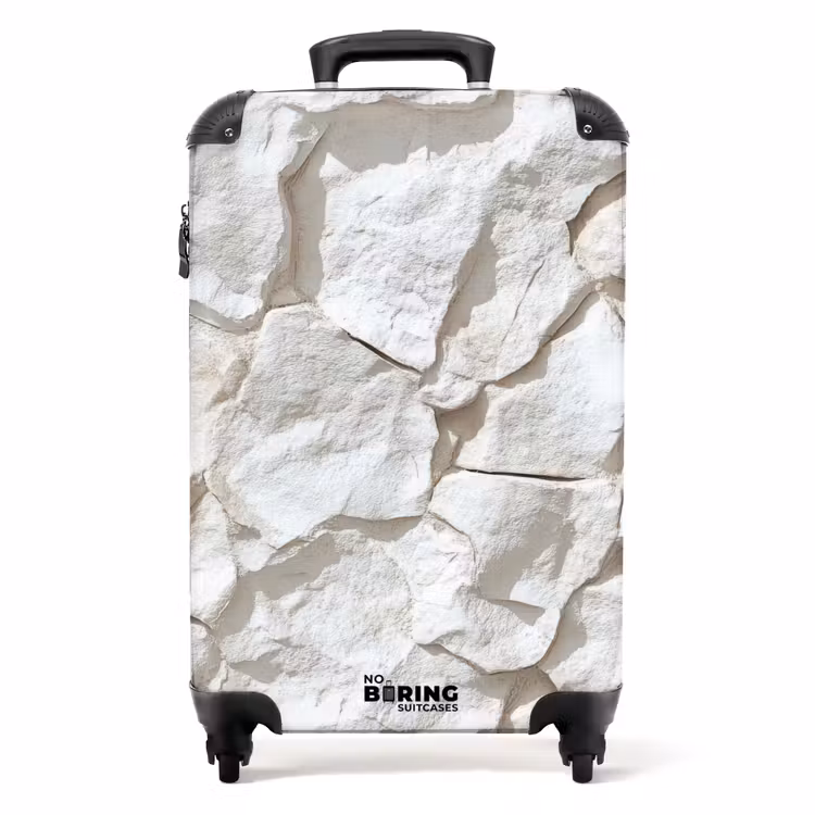 Suitcase - Structure - Rock - White — 1