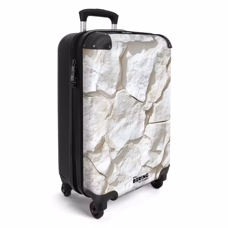 Suitcase - Structure - Rock - White — 2