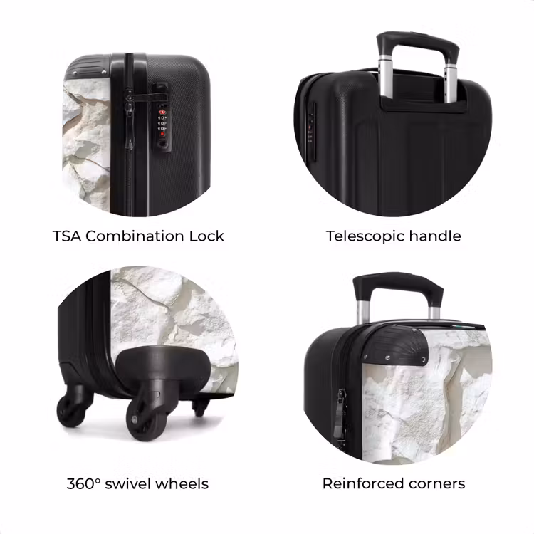 Suitcase - Structure - Rock - White — 8