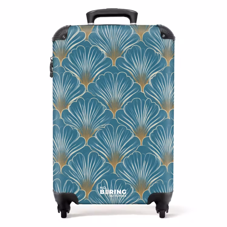 Suitcase - Symmetrical - Pattern - Blue — 1