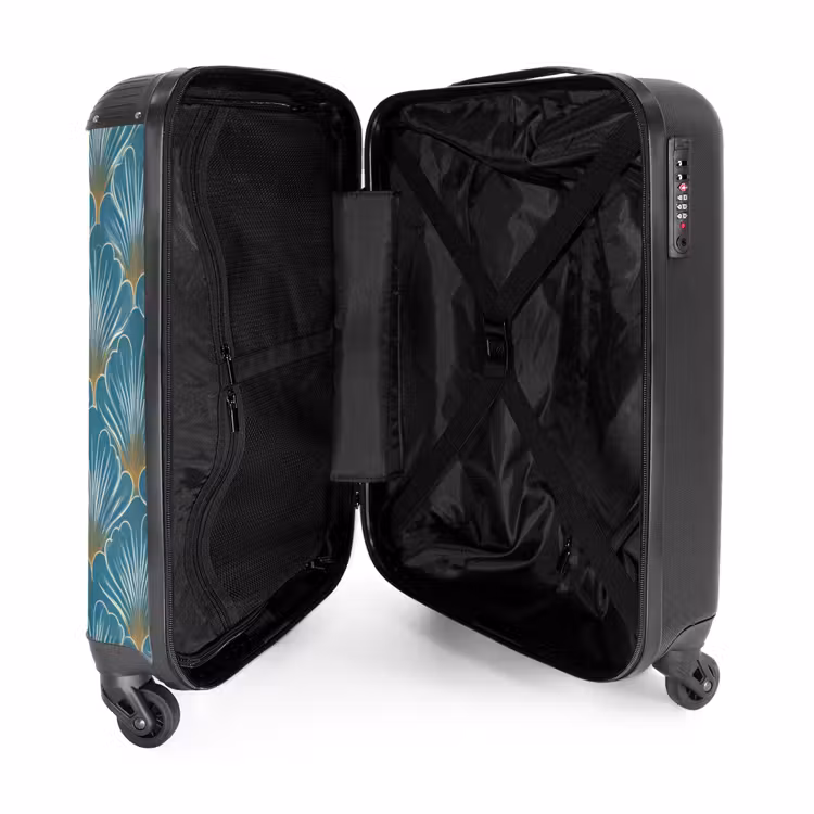 Suitcase - Symmetrical - Pattern - Blue — 5