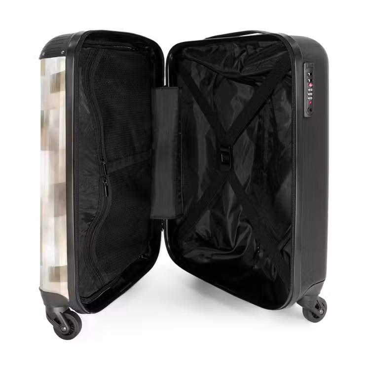 Suitcase - Texture - Linen - Beige — 5