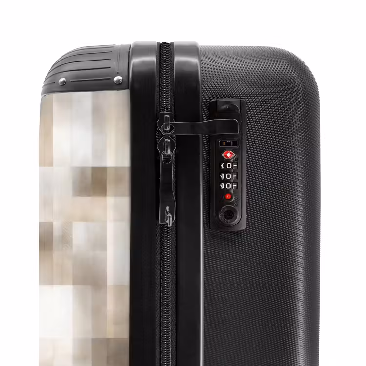 Suitcase - Texture - Linen - Beige — 6