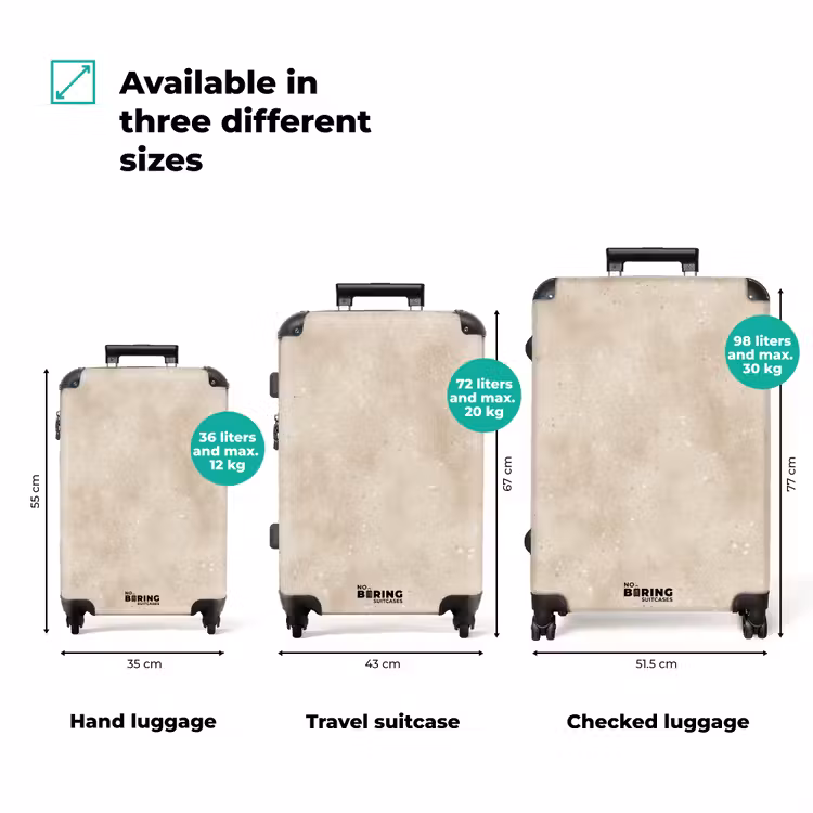Suitcase - Texture - Speckles - Beige — 3