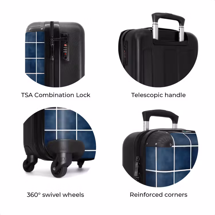 Suitcase - Tile - Modern - Blue — 8