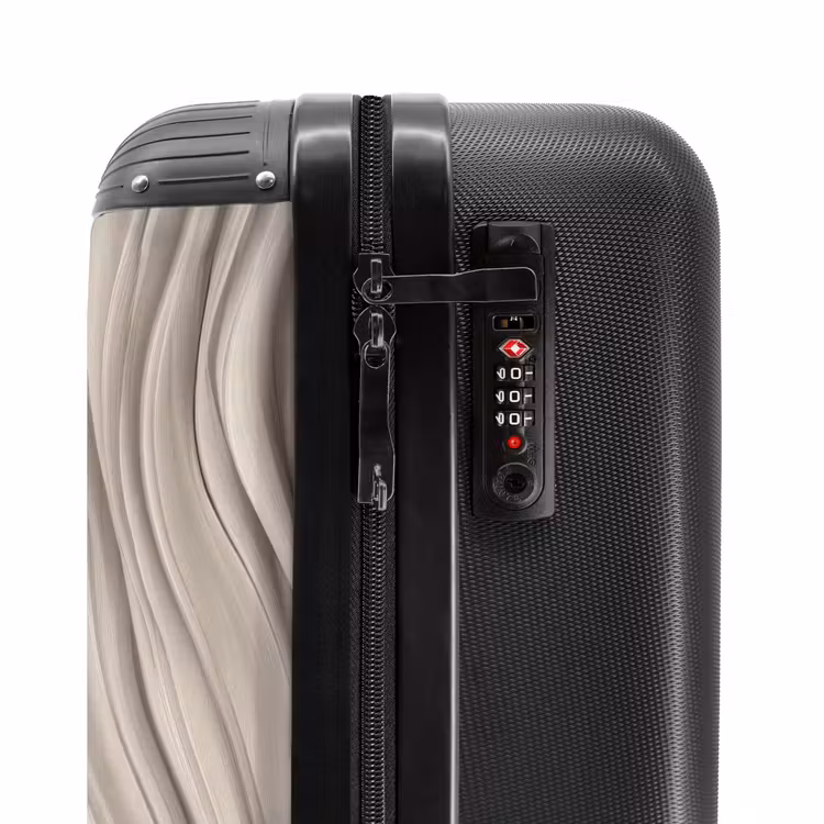 Suitcase - Waves - 3D - Cream — 6