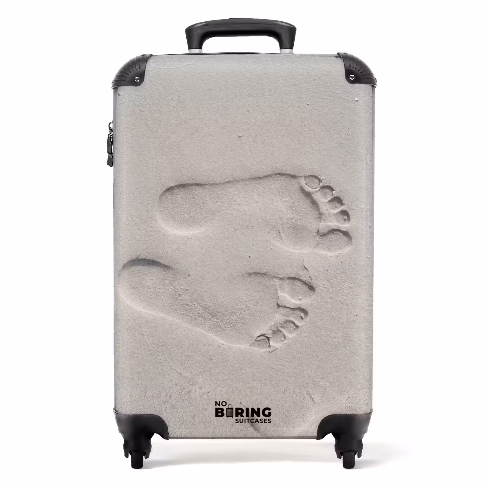 Suitcase - Feet - Prints - Sand — 1
