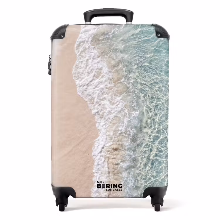 Suitcase - Coastal - Sand - Blue — 1