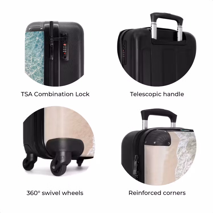 Suitcase - Coastal - Sand - Blue — 8