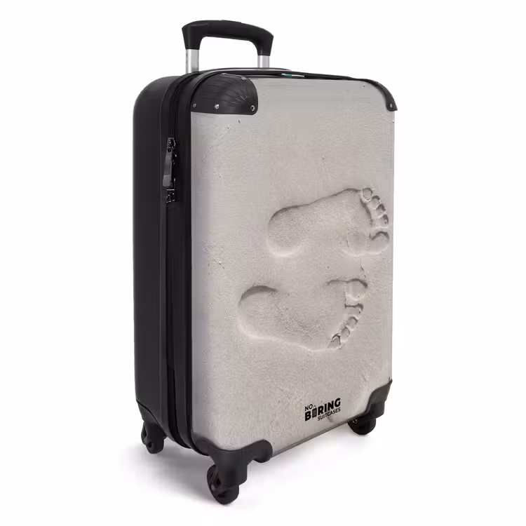 Suitcase - Feet - Prints - Sand — 2