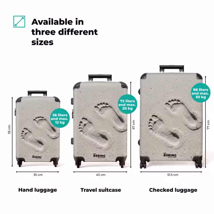 Suitcase - Feet - Sand - Sea — 3