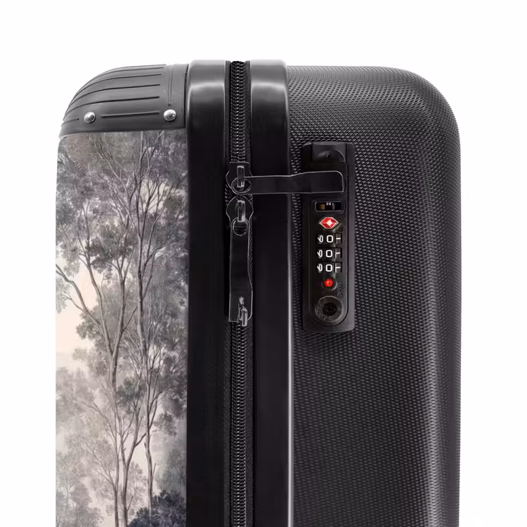 Suitcase - Foggy - Mountain landscape - Illustration — 6