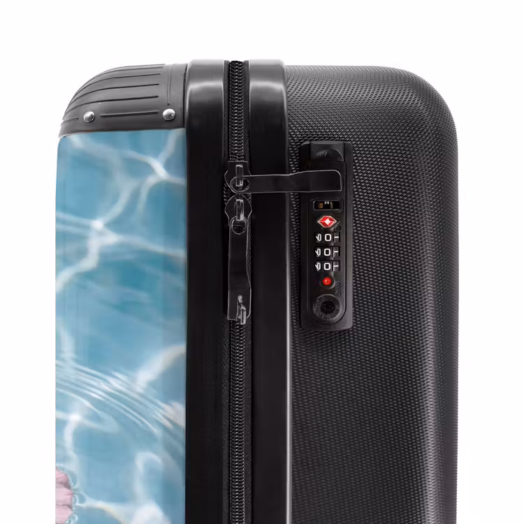 Suitcase - Hibiscus - Water - Pink — 6