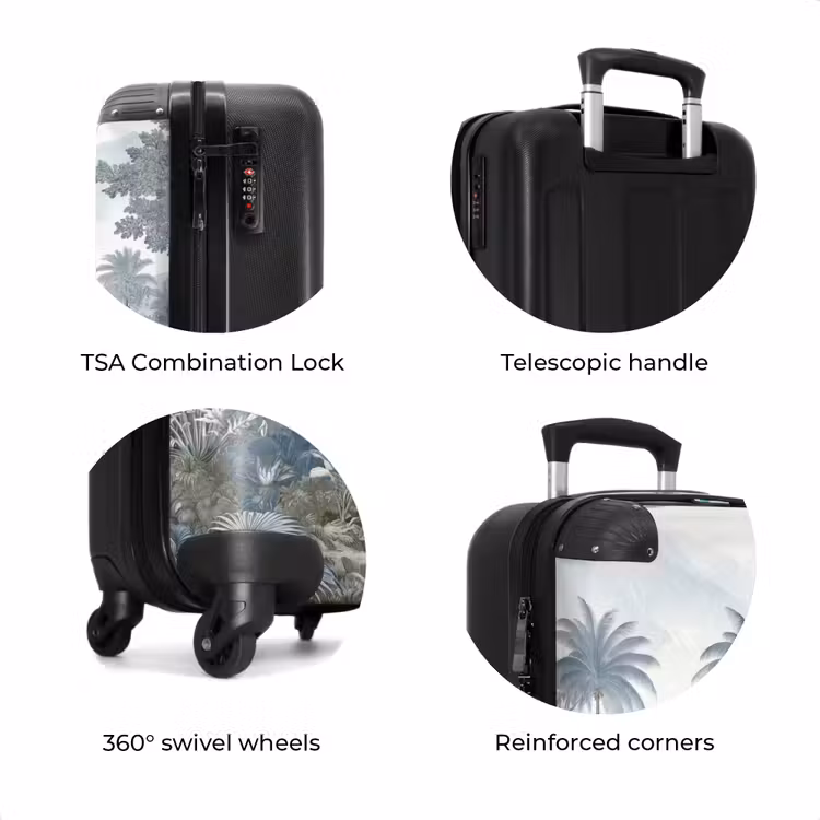Suitcase - Jungle - Landscape - Blue — 8