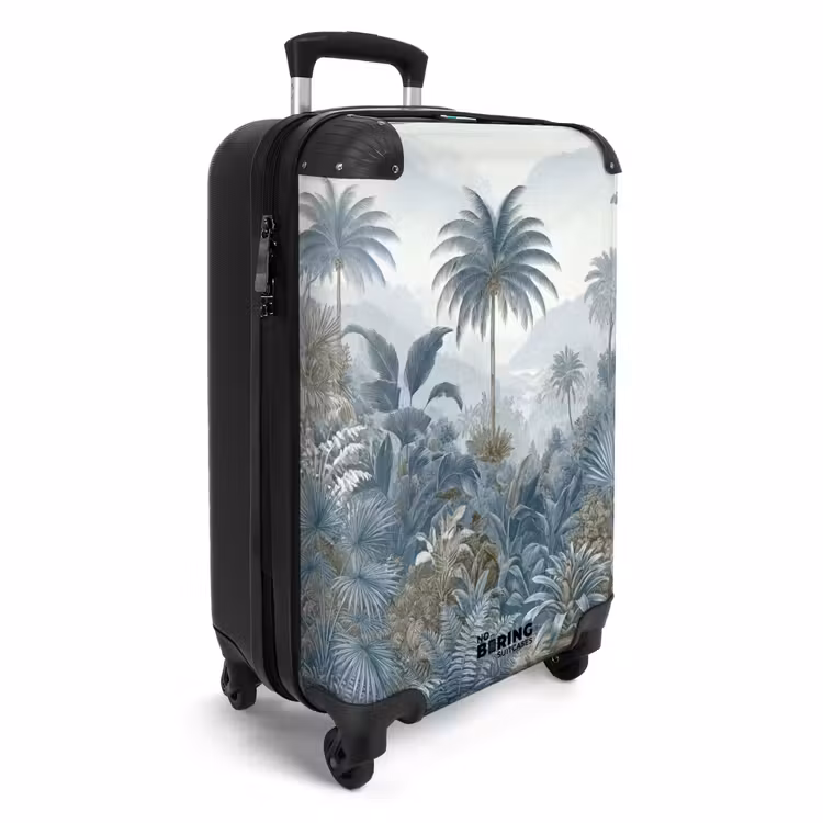Suitcase - Jungle - Modern - Blue - Green — 2