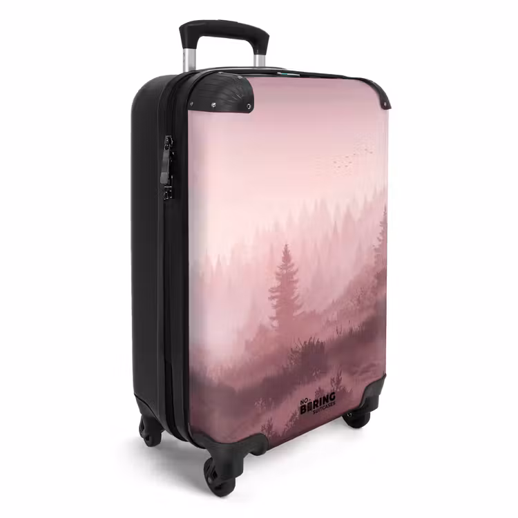 Suitcase - Landscape - Misty - Pink — 2