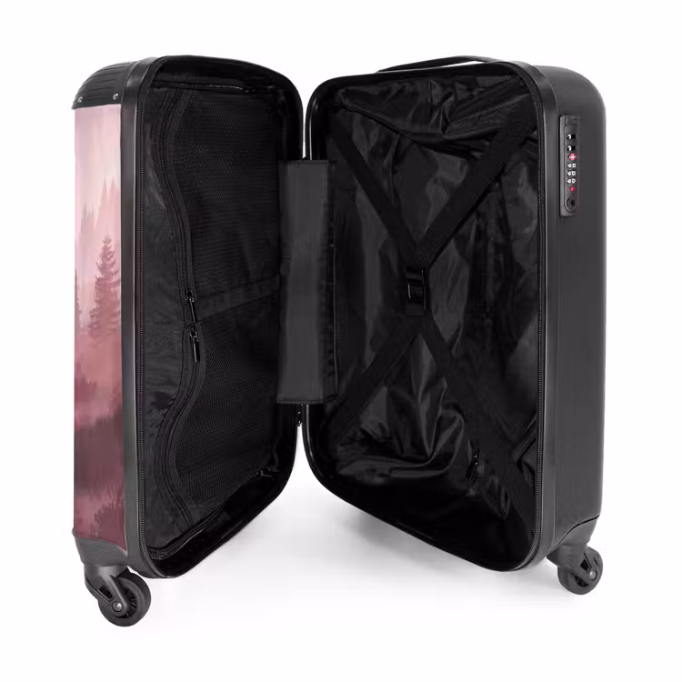 Suitcase - Landscape - Misty - Pink — 5