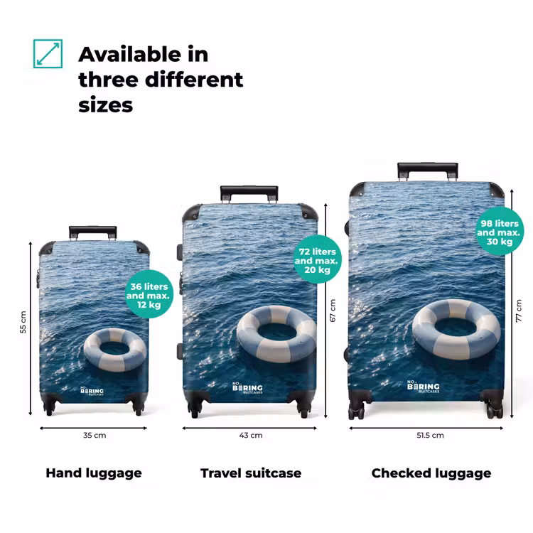 Suitcase - Ocean - Swim Band - Horizon — 3