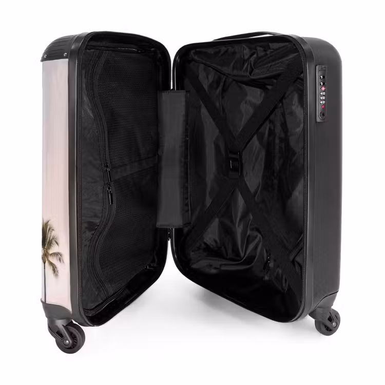 Suitcase - Palm trees - Sunset - Pink — 5